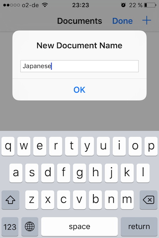 study cards: creation of document